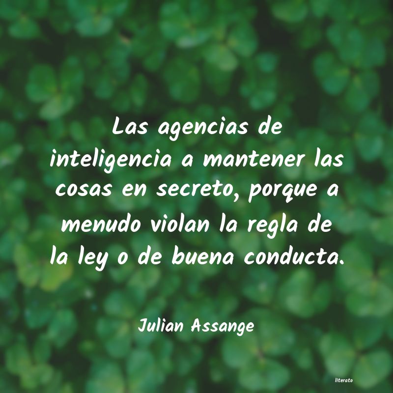 frases de Julian Assange