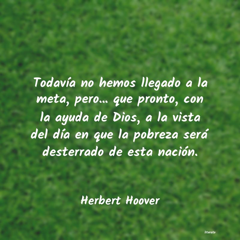 Frases de Herbert Hoover