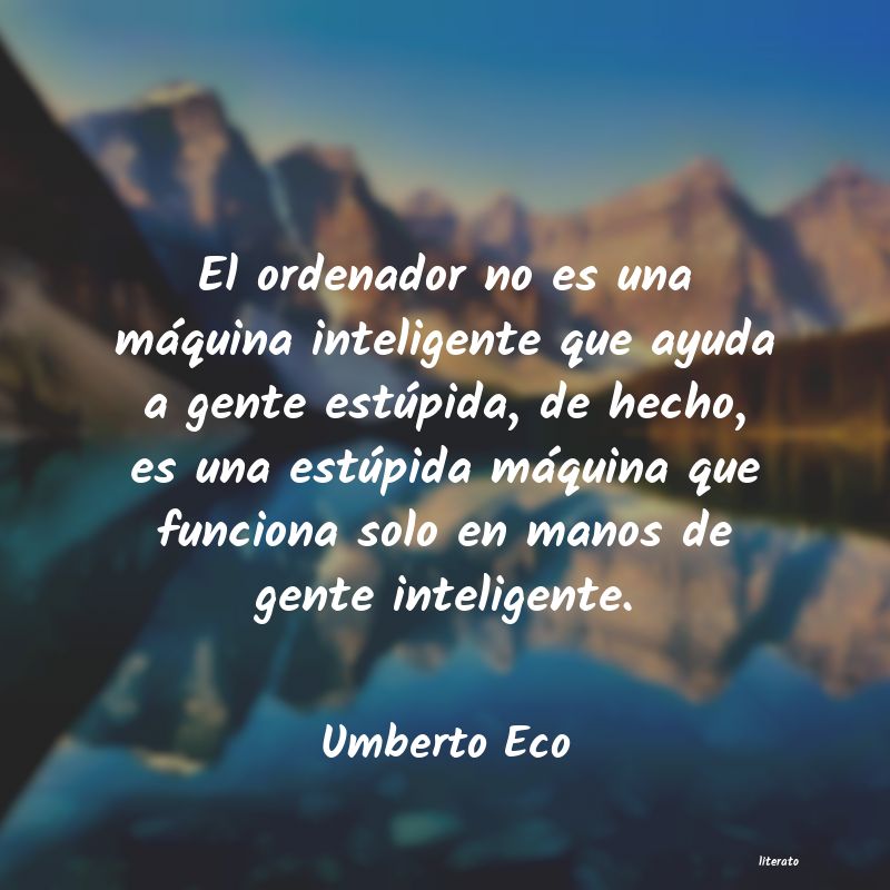 frases de Umberto Eco