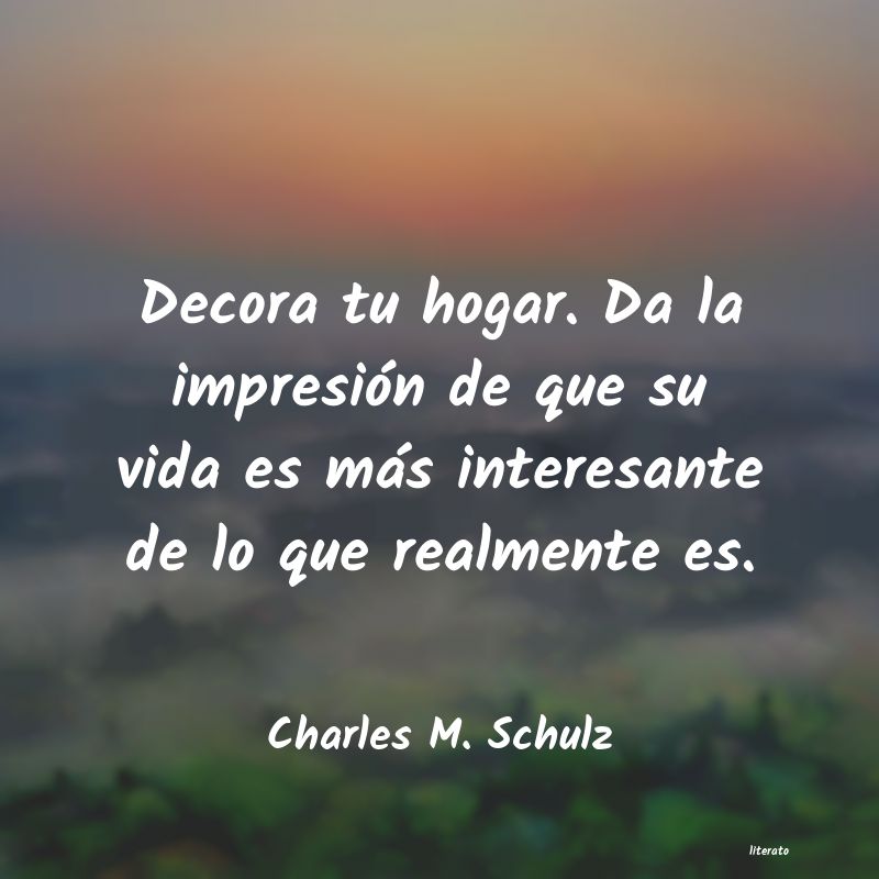 Frases de Charles M. Schulz