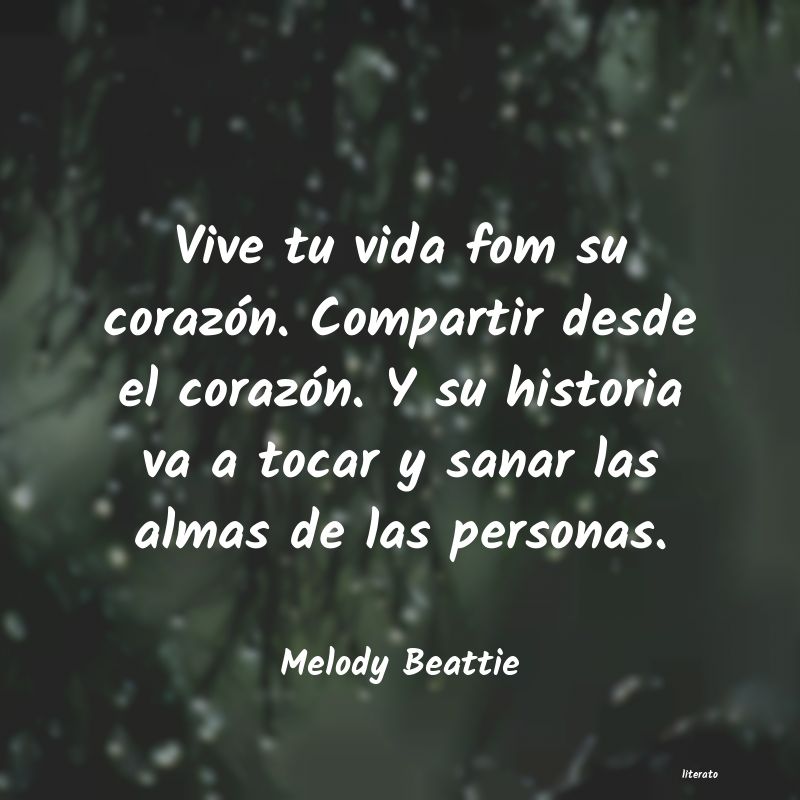 Frases de Melody Beattie