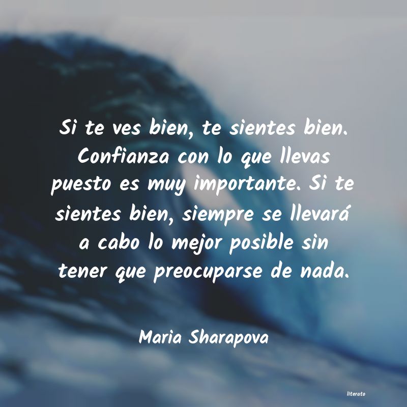 Frases de Maria Sharapova