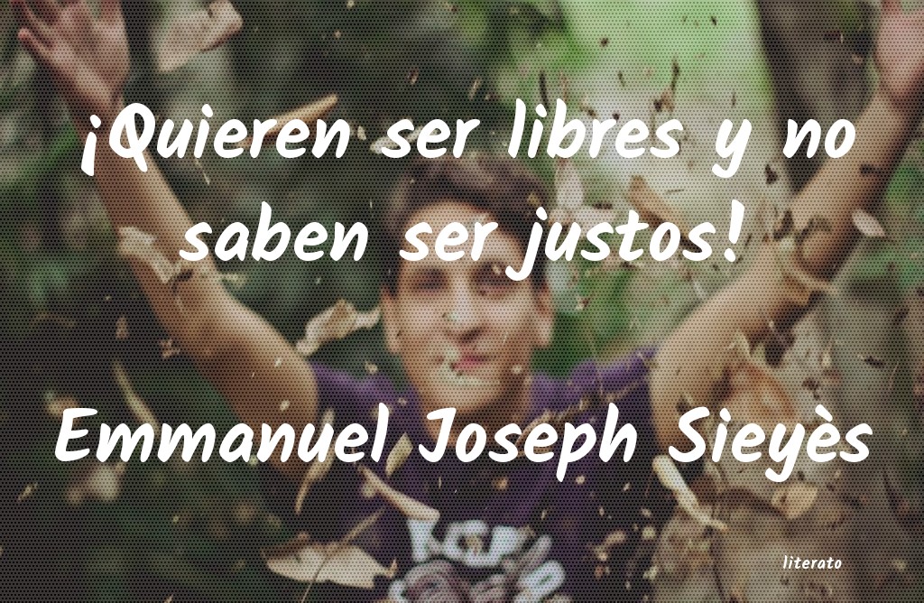 Frases de Emmanuel Joseph Sieyès