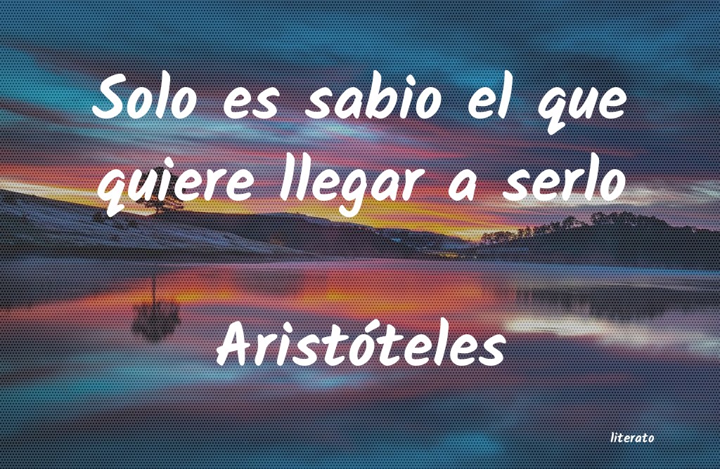 Frases de Aristóteles