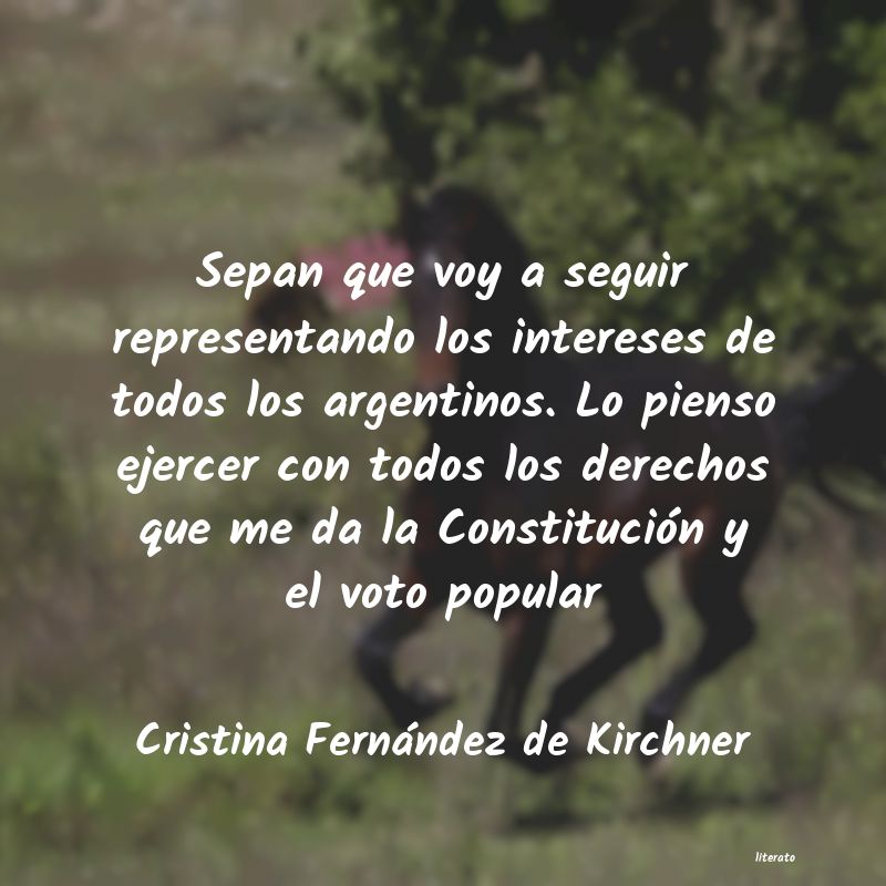 Frases de Cristina Fernández de Kirchner