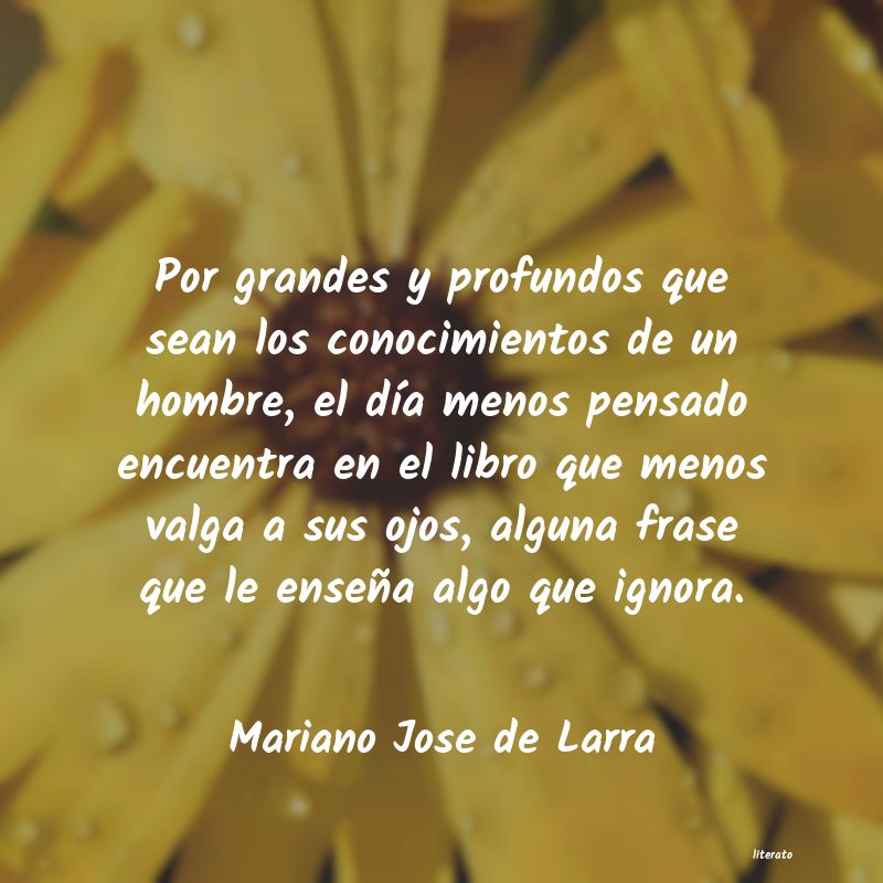 Frases de Mariano Jose de Larra