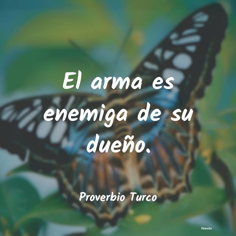 frases de Proverbio Turco