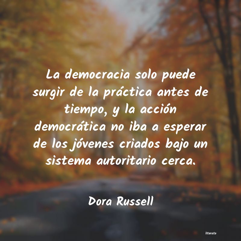 frases de Dora Russell