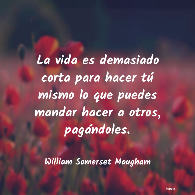 Frases de William Somerset Maugham