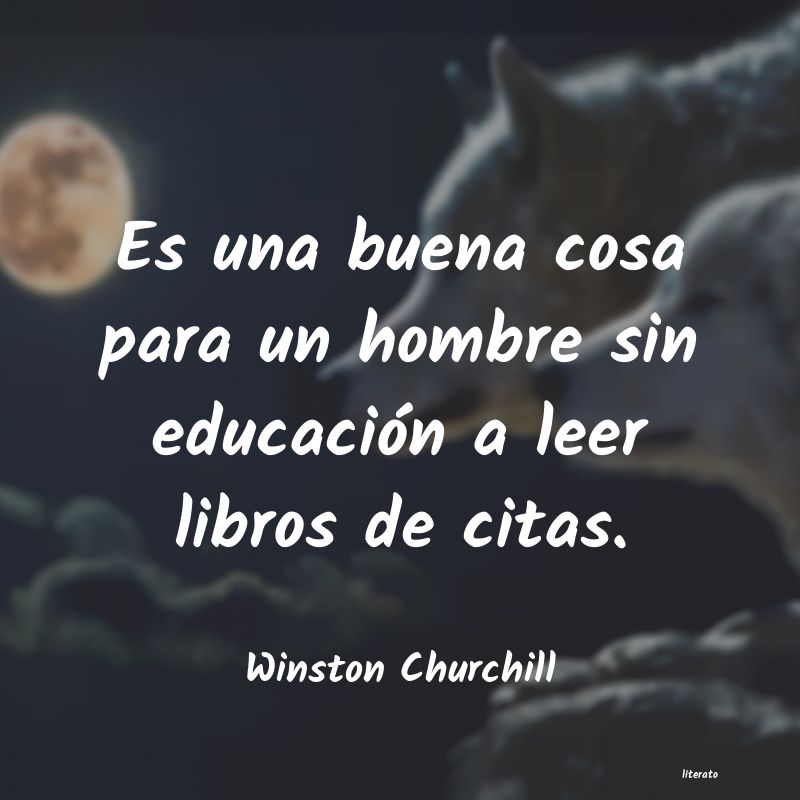 frases de Winston Churchill