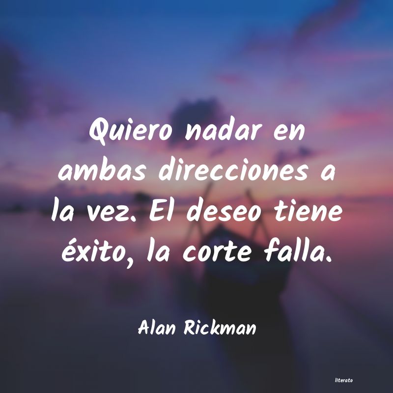 Frases de Alan Rickman