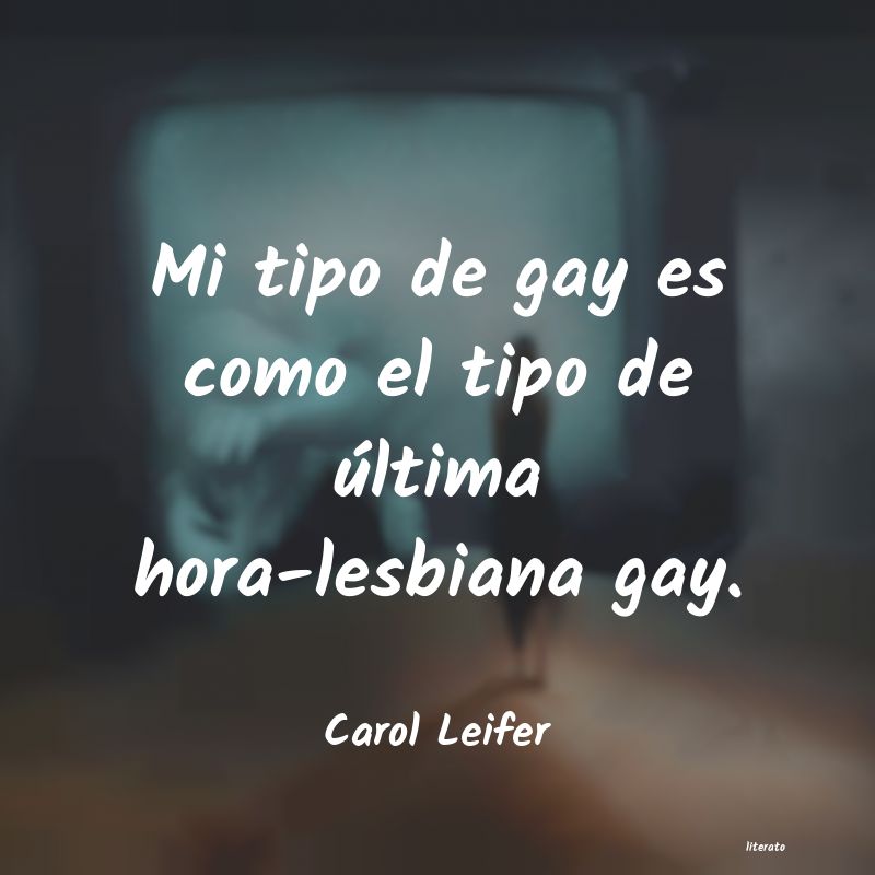 frases de Carol Leifer