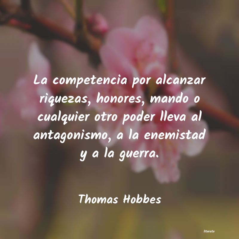 frases de Thomas Hobbes
