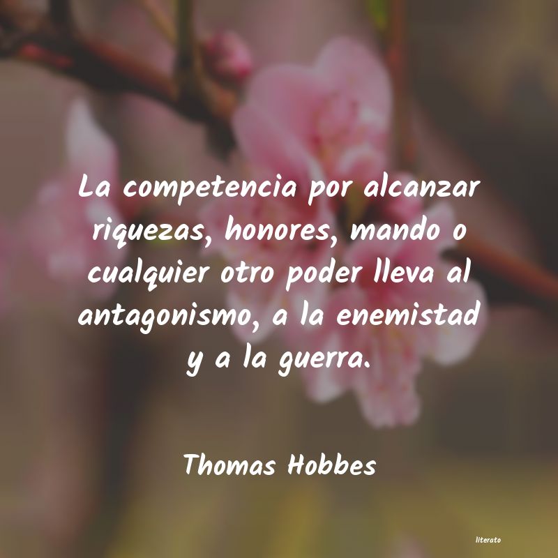 Frases de Thomas Hobbes