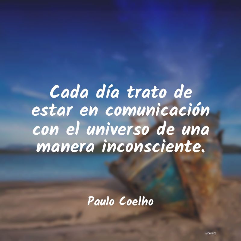 cuando el universo conspira quiere paulo coelho