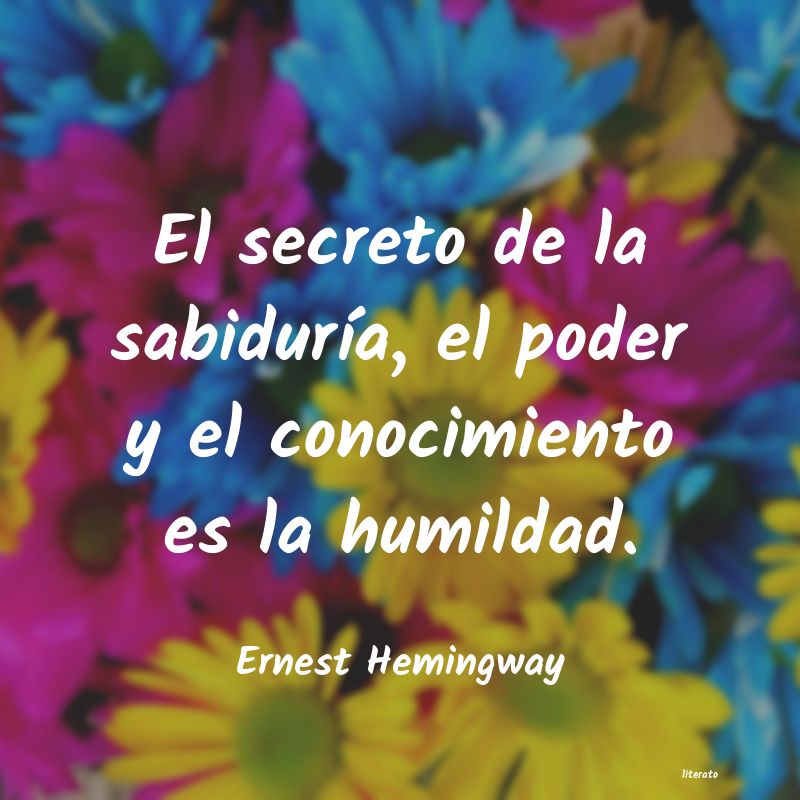frases de Ernest Hemingway