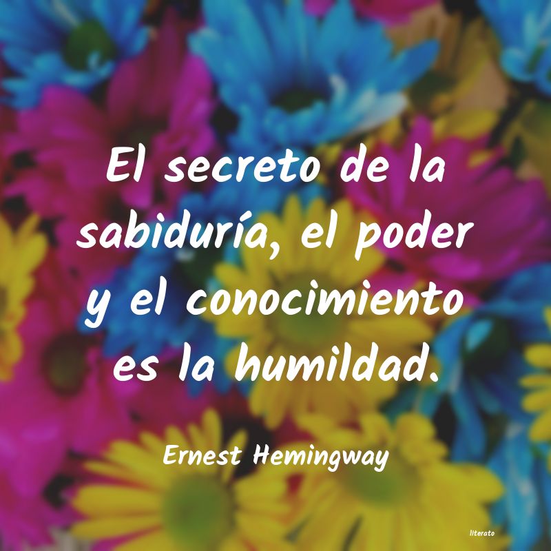 Frases de Ernest Hemingway