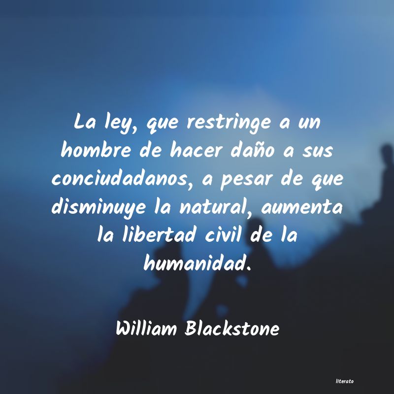 Frases de William Blackstone