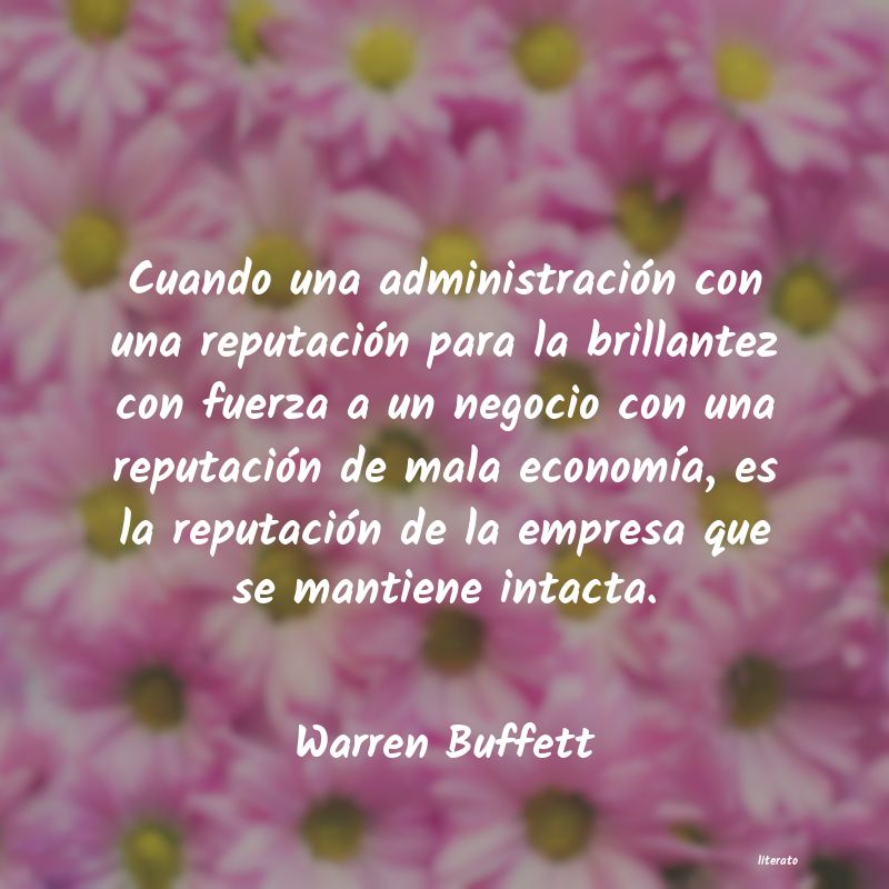 Frases de Warren Buffett