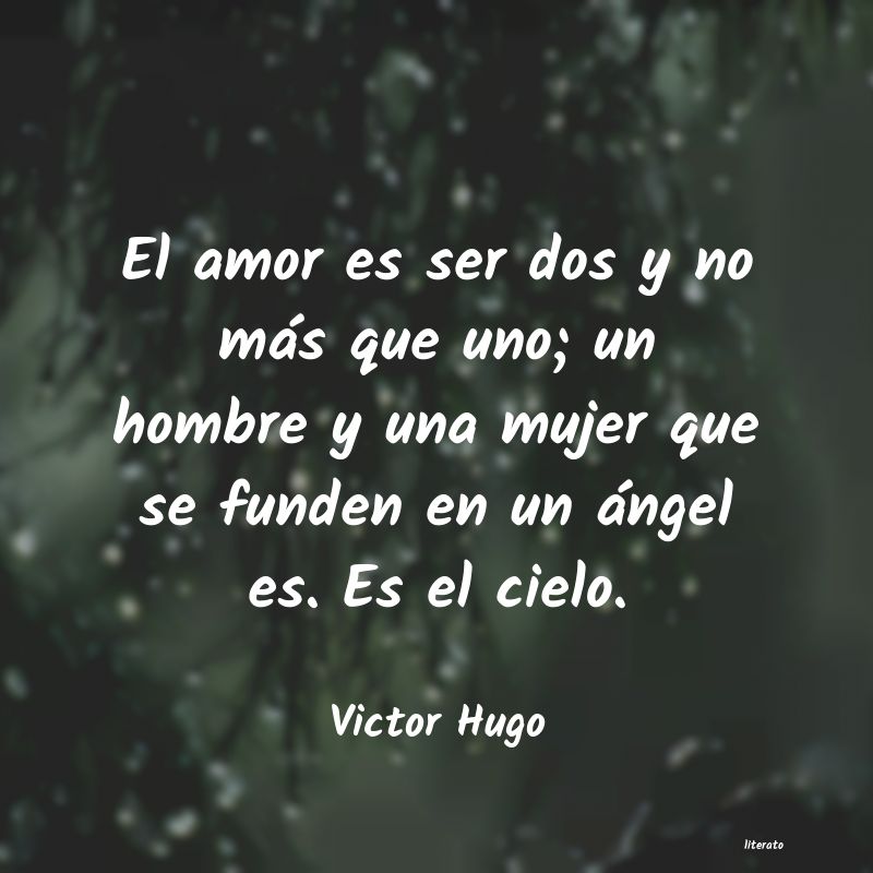 frases de Victor Hugo