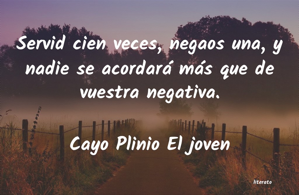 Frases de Cayo Plinio El joven