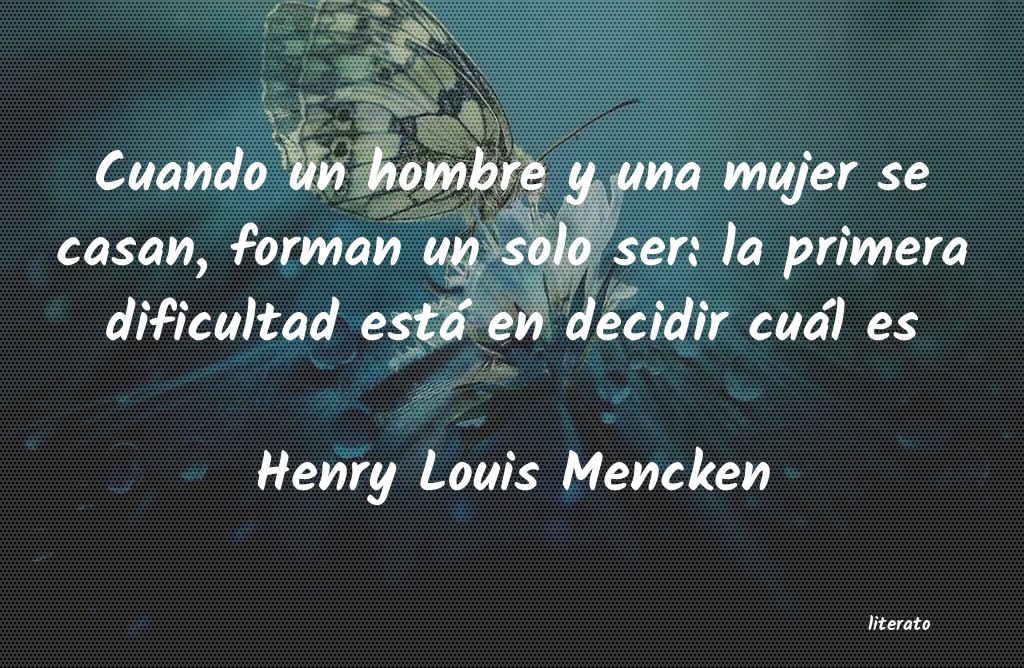 frases de Henry Louis Mencken