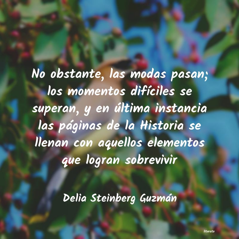frases de Delia Steinberg Guzmán