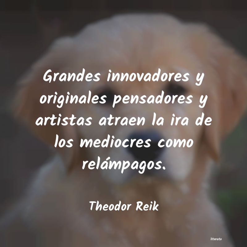 Frases de Theodor Reik