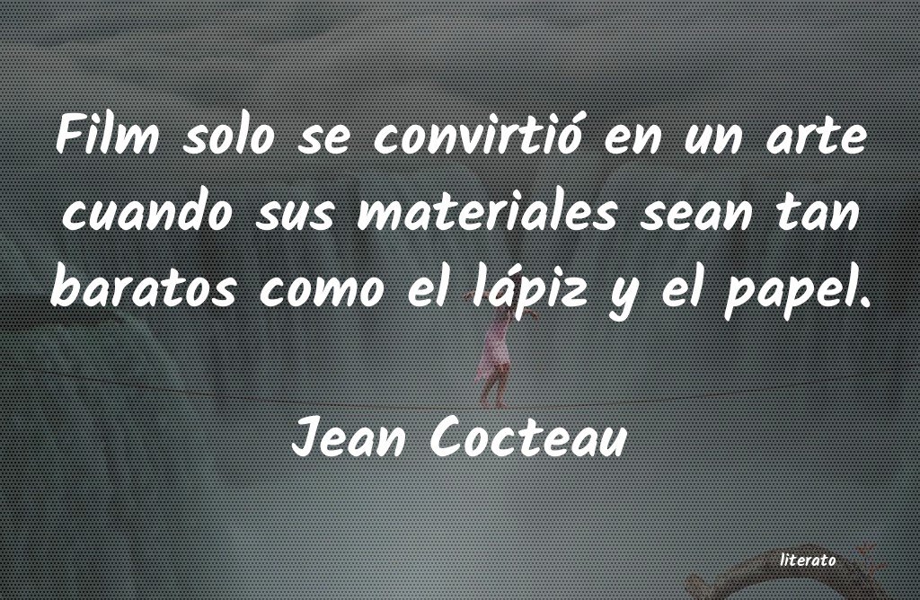 frases de Jean Cocteau
