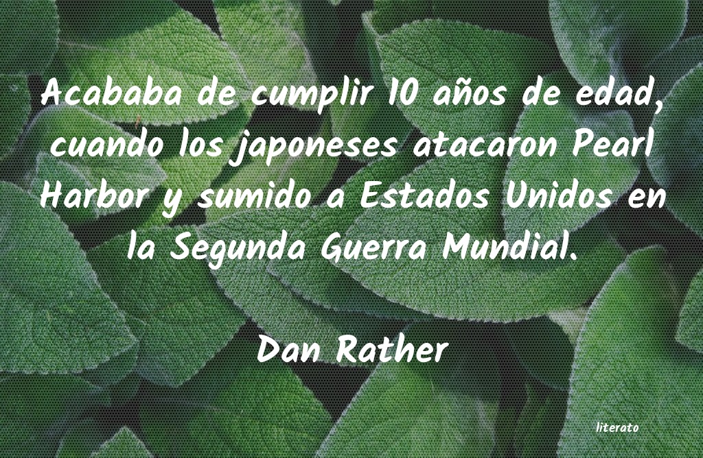frases de Dan Rather