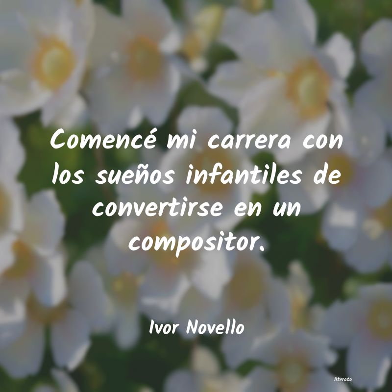 Frases de Ivor Novello