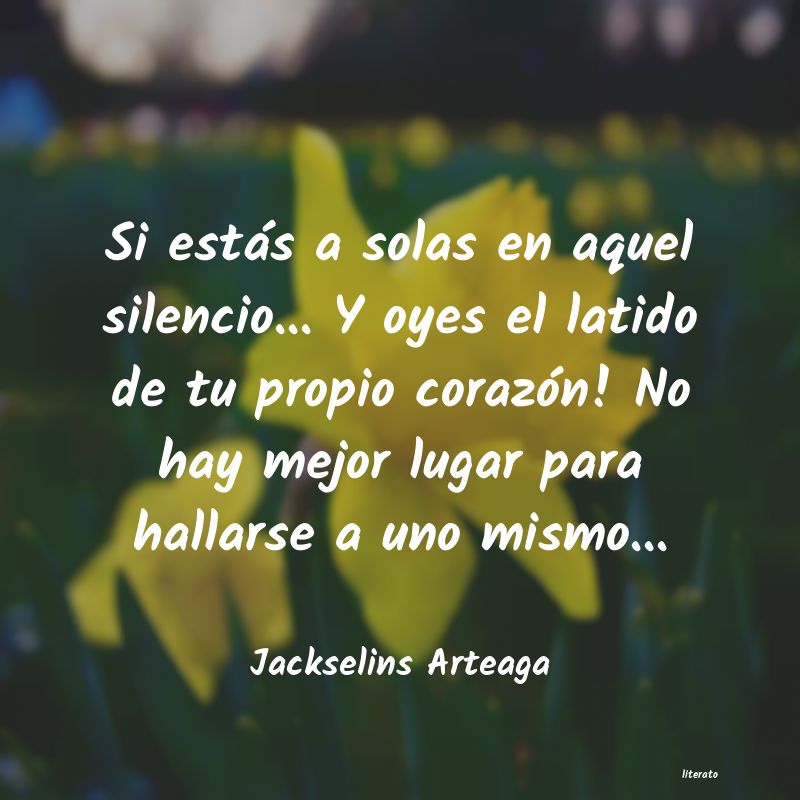 frases de Jackselins Arteaga