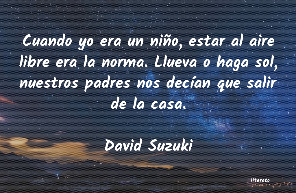 Frases de David Suzuki