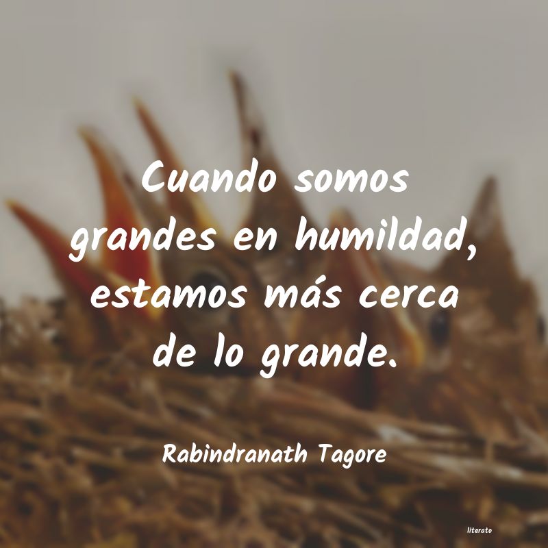 Frases de Rabindranath Tagore