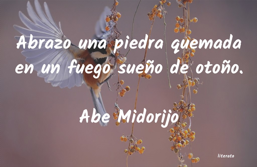 frases de Abe Midorijo