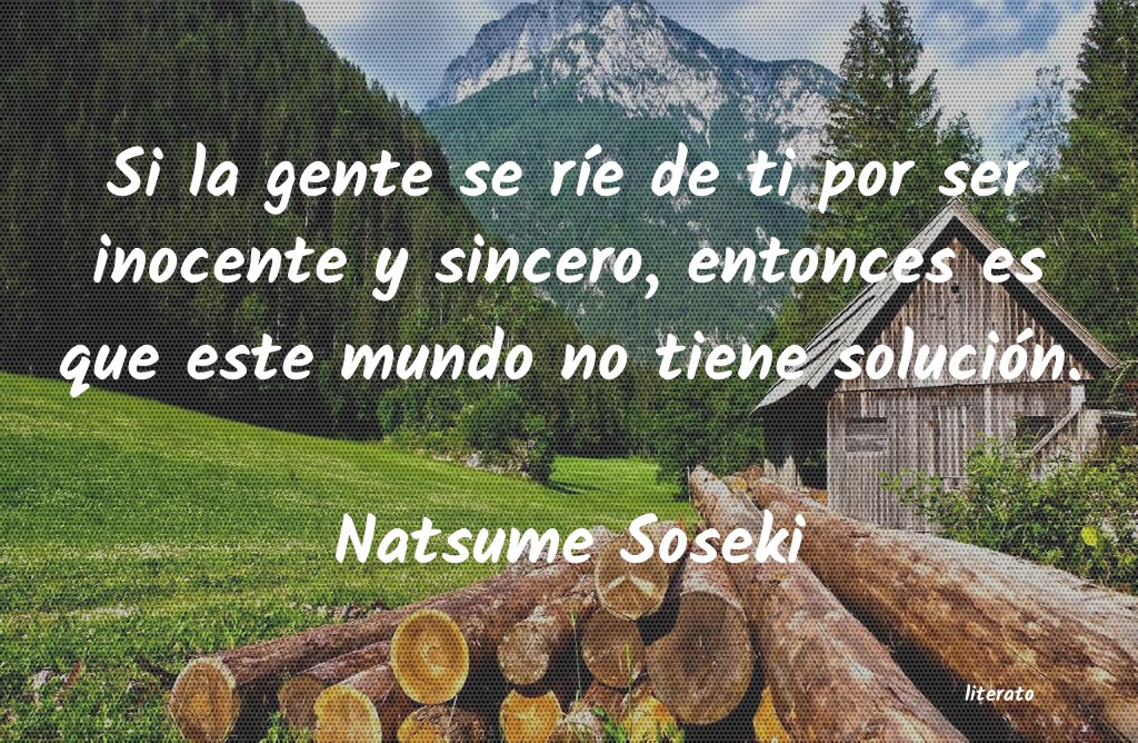 frases de Natsume Soseki