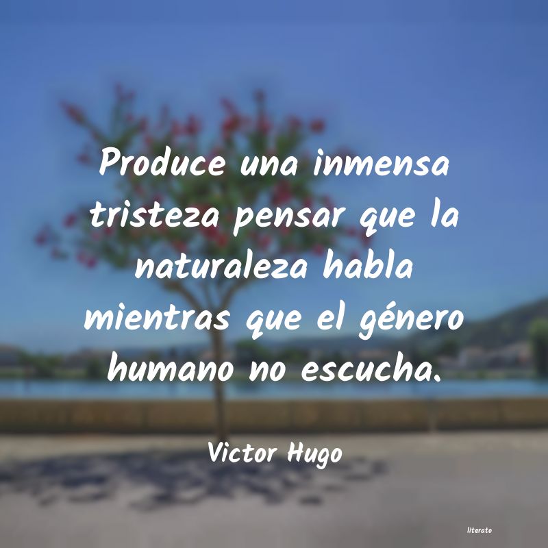 frases de Victor Hugo
