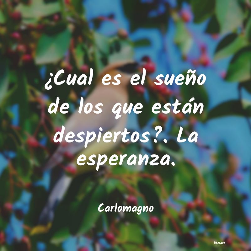 Frases de Carlomagno