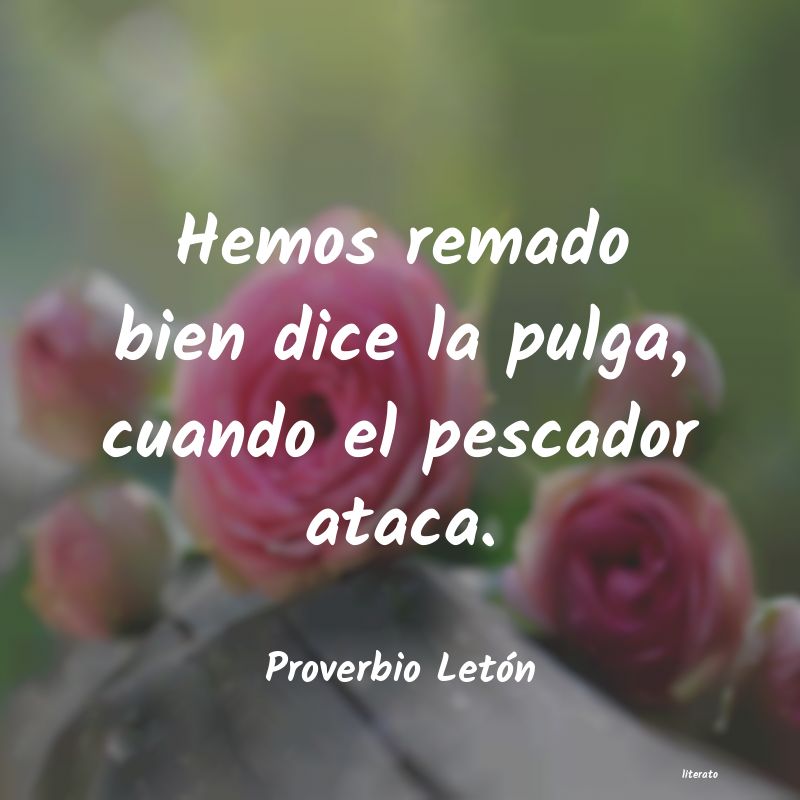 frases de Proverbio Letón