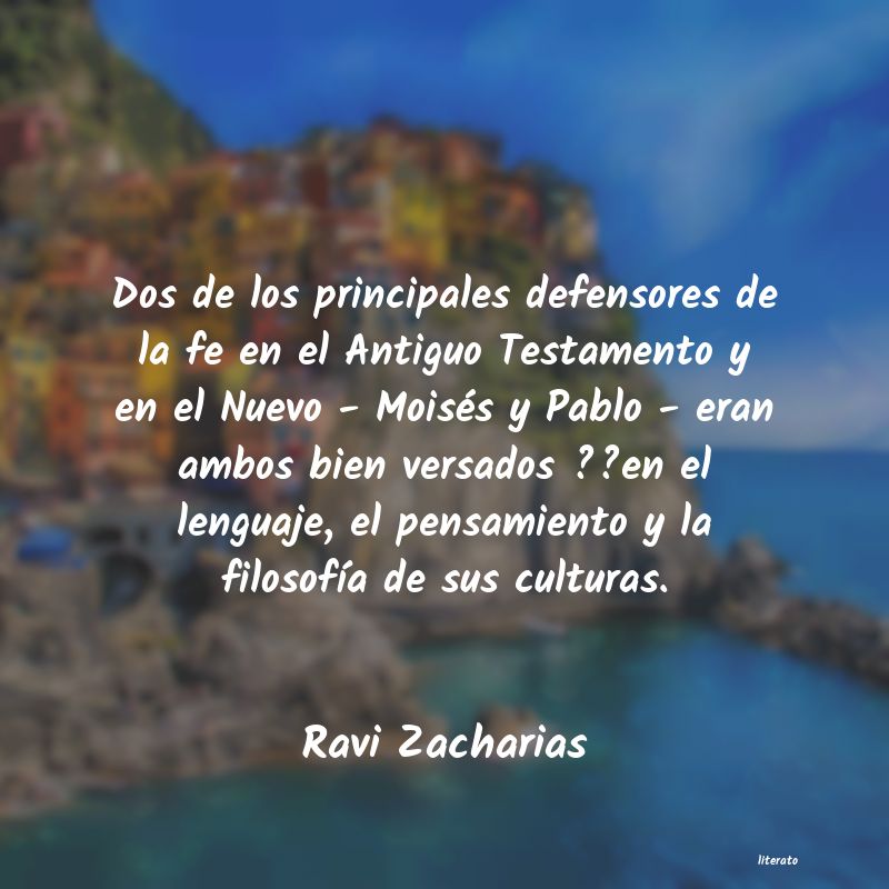 Frases de Ravi Zacharias