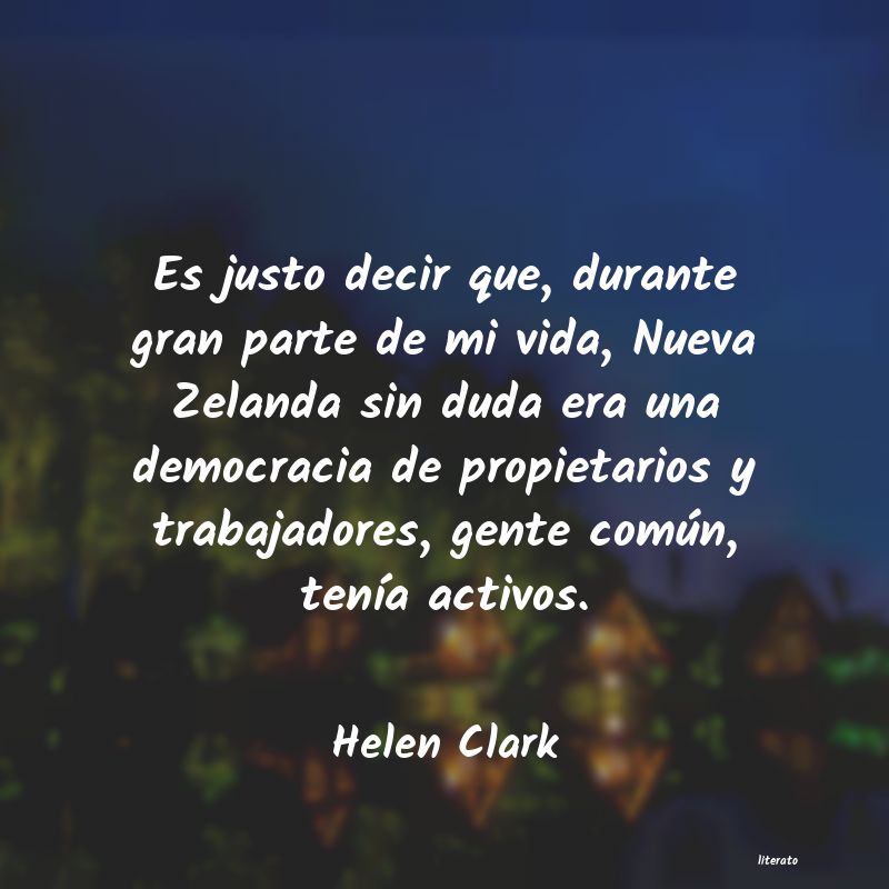 frases de Helen Clark