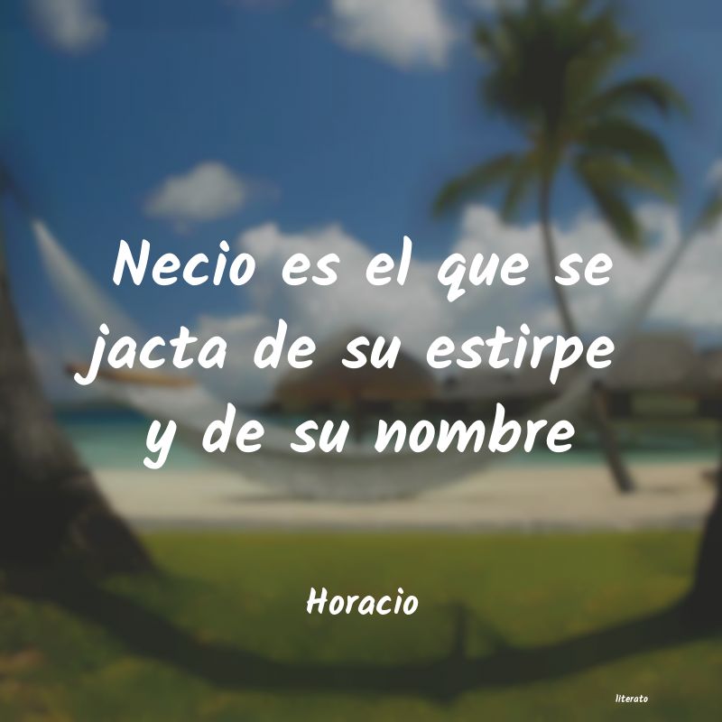 Frases de Horacio