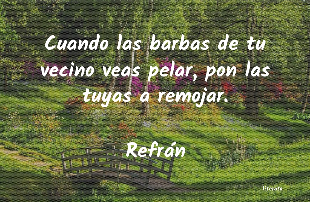 Frases de Refrán