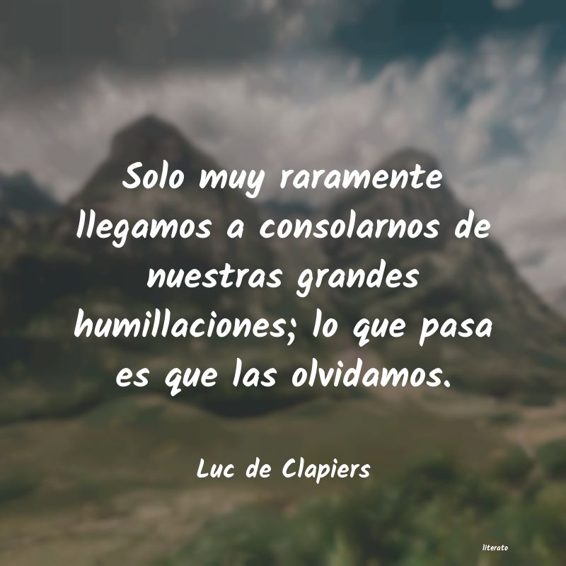 Frases de Luc de Clapiers