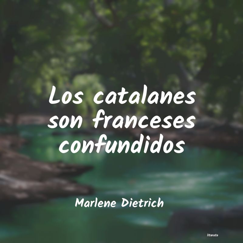 Frases de Marlene Dietrich