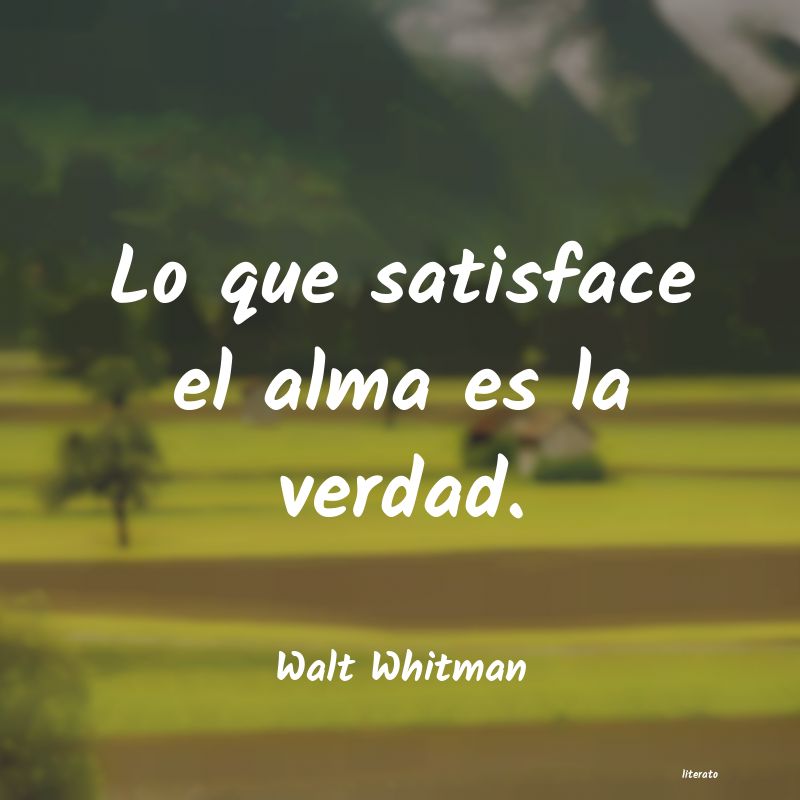 Frases de Walt Whitman