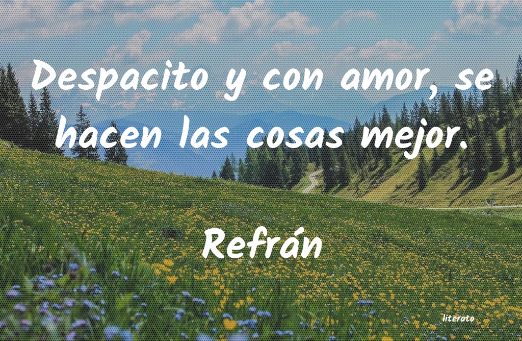 Frases de Refrán