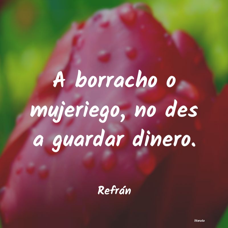 Frases de Refrán