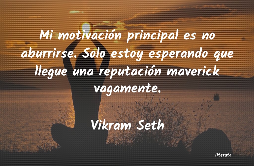 Frases de Vikram Seth