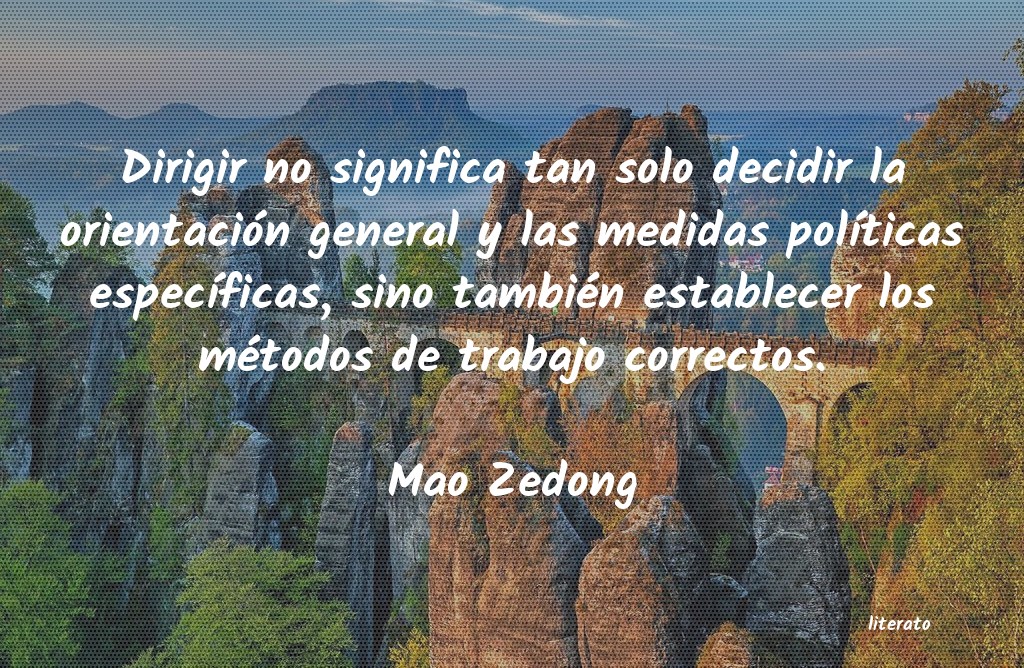 frases de Mao Zedong